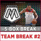 2020-21 Panini Mosaic Fast Break Basketball (Choose Team - 5-Box Break #2) Basketball
