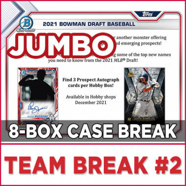 2021 Bowman Draft Jumbo Baseball (Choose Team - Case Break #2) Baseball