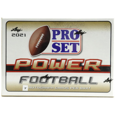 2021 Leaf Pro Set Power Football PERSONAL BOX Football