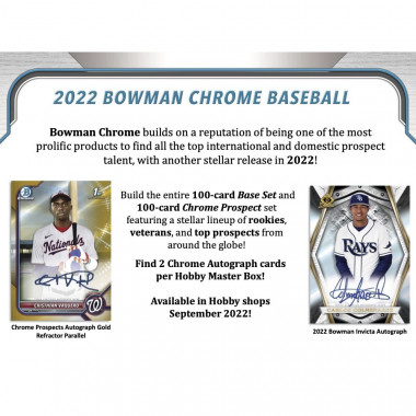 2022 Bowman Chrome Baseball (Choose Team - Case Break #2) Baseball