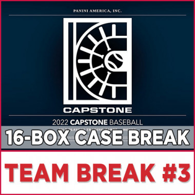 2022 Panini Capstone Baseball (Choose Team - Case Break #3) Baseball