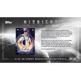 2025-26 Topps Midnight Basketball Hobby Box (Choose Team - 2-box Break #1)