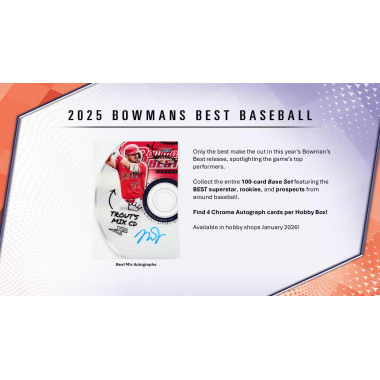 2025 Bowman's Best Baseball Hobby (Choose Team - 2-Box Break #1) Baseball
