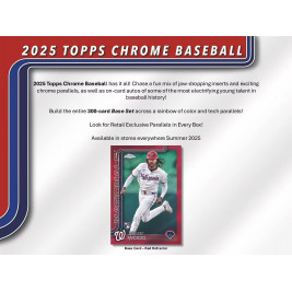 2025 Topps Chrome Baseball MEGA BOX (Choose Team - 6-Box Break #1) Baseball