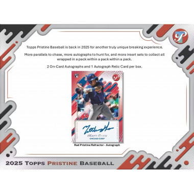 2025 Topps Prisitne Baseball Hobby (Choose Team - 2-Box Break #1) Baseball