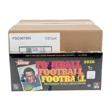 2026 Topps Heritage Football Hobby Box (Choose Team - 4-Box Break #1) Football