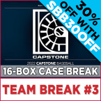 2022 Panini Capstone Baseball (Choose Team - Case Break #3) Baseball