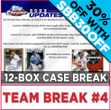 2022 Topps Chrome Update Baseball (Choose Team - Case Break #4)