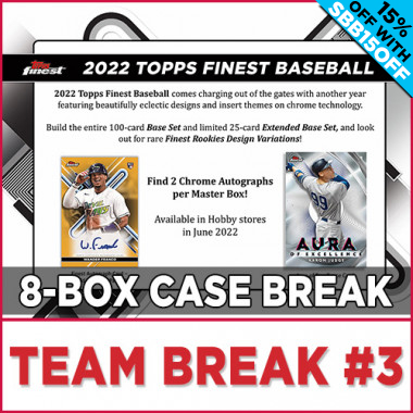 2022 Topps Finest Baseball (Choose Team - Case Break #3) Baseball