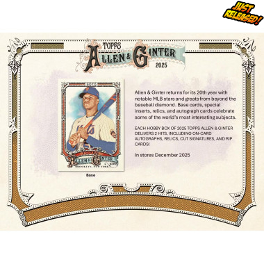 2025 Topps Allen and Ginter Baseball Hobby (Choose Team - 4-Box Break #3) Baseball