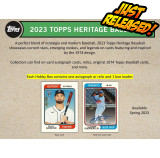 2023 Topps Heritage Baseball (Choose Team - Case Break #3)