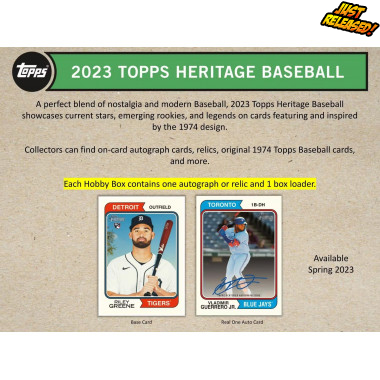 2023 Topps Heritage Baseball (Choose Team - Case Break #6) Baseball