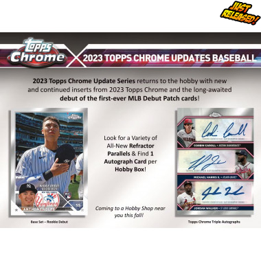 2023 Topps Chrome Update Baseball (Choose Team - Case Break #4)