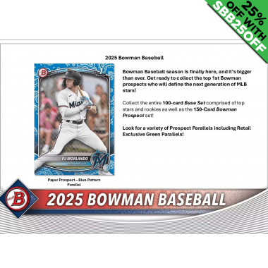 2025 Bowman Baseball Mixer (Choose Team - 4-Box Break #1) Baseball