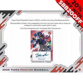 2025 Topps Pristine Baseball Hobby (Choose Team - 2-Box Break #1) Baseball