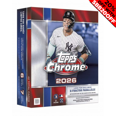 2026 Topps Chrome Baseball Mega Box (Choose Team - 10-Box Break #2) Baseball