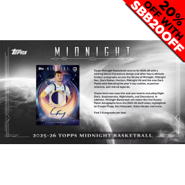 2025-26 Topps Midnight Basketball Hobby Box (Choose Team - 2-box Break #1) Basketball