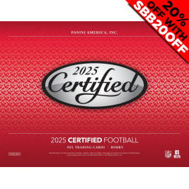 2025 Panini Certified Football Hobby (Choose Team - 4-Box Break #1) Football