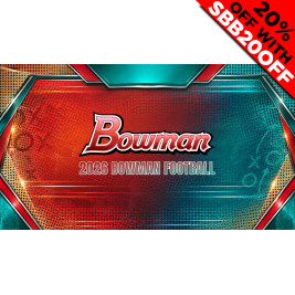 2026 Bowman Football Delight Mega Box Mixer (Choose Team - 5-Box Break #1) Football