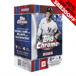 2026 Topps Chrome Baseball Blaster Box (Choose Team - 10-Box Break #1) Baseball