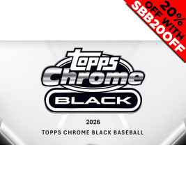 2026 Topps Chrome Black Baseball Hobby (Choose Team - 3-Box Break #2) Baseball