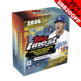 2026 Topps Finest Baseball Mega Box (Choose Team - 10-Box Break #2) Baseball