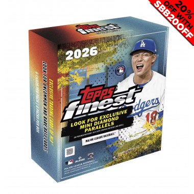 2026 Topps Finest Baseball Mega Box (Choose Team - 10-Box Break #2) Baseball