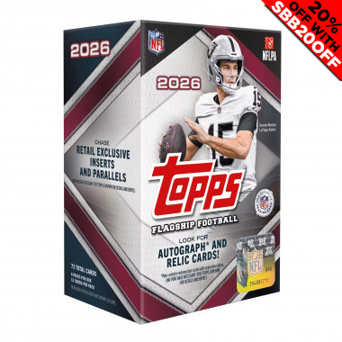 2026 Topps Football Blaster Box (Choose Team - 10-Box Break #1) Football