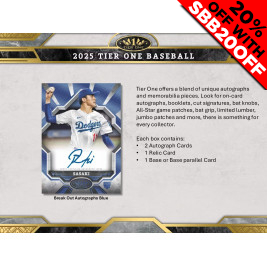 2025 Topps Tier One Baseball Hobby (Choose Team - 4-Box Break #3) Baseball