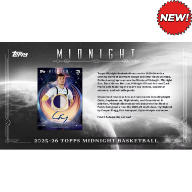 2025-26 Topps Midnight Basketball Hobby Box (Choose Team - 2-box Break #1) Basketball