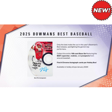 2025 Bowman's Best Baseball Hobby (Choose Team - 2-Box Break #1) Baseball