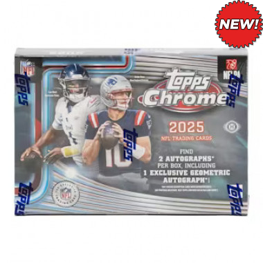 2025 Topps Chrome Football Hobby DELIGHT MIXER (Choose Team - 5-Box Break #1) Football