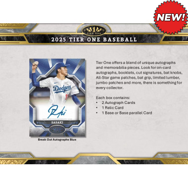 2025 Topps Tier One Baseball Hobby (Choose Team - 4-Box Break #1) Baseball