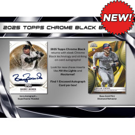 2025 Topps Chrome Black Baseball Hobby (Choose Team - 4-Box Break #2) Baseball
