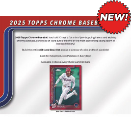 2025 Topps Chrome Baseball MEGA BOX (Choose Team - 6-Box Break #1) Baseball