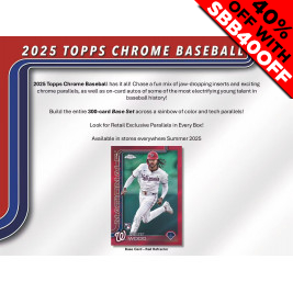 2025 Topps Chrome Baseball MEGA BOX (Choose Team - 6-Box Break #1) Baseball
