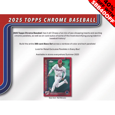 2025 Topps Chrome Baseball MEGA BOX (Choose Team - 6-Box Break #1) Baseball