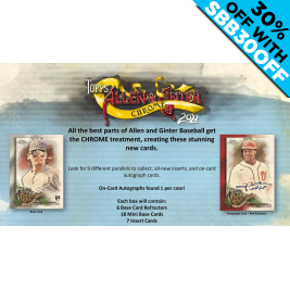 2022 Topps Allen and Ginter Chrome Baseball (Choose Team - Case Break #1) Baseball