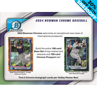 2024 Bowman Chrome Baseball Hobby (Choose Team - 4-box break #1) Baseball