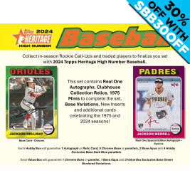 2024 Topps Heritage High Number Baseball Hobby (Choose Team - 4-Box break #1) Baseball