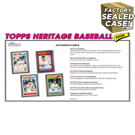 2026 Topps Heritage Baseball Hobby (Choose Team - 4-Box Break #2) Baseball