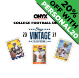 2021 Onyx Vintage COLLEGE Football PERSONAL BOX