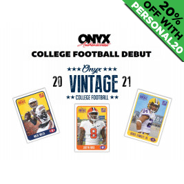 2021 Onyx Vintage COLLEGE Football PERSONAL BOX Football