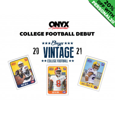 2021 Onyx Vintage COLLEGE Football PERSONAL BOX