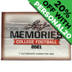 2021 Leaf Memories College Football PERSONAL BOX Football