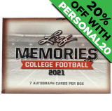 2021 Leaf Memories College Football PERSONAL BOX