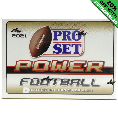 2021 Leaf Pro Set Power Football PERSONAL BOX Football