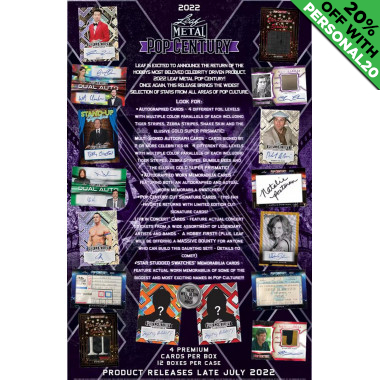 2022 Leaf Metal Pop Century PERSONAL BOX Baseball