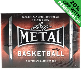 2021-22 Leaf Metal Basketball Hobby PERSONAL BOX Basketball