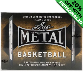 2021-22 Leaf Metal Basketball JUMBO PERSONAL BOX Basketball